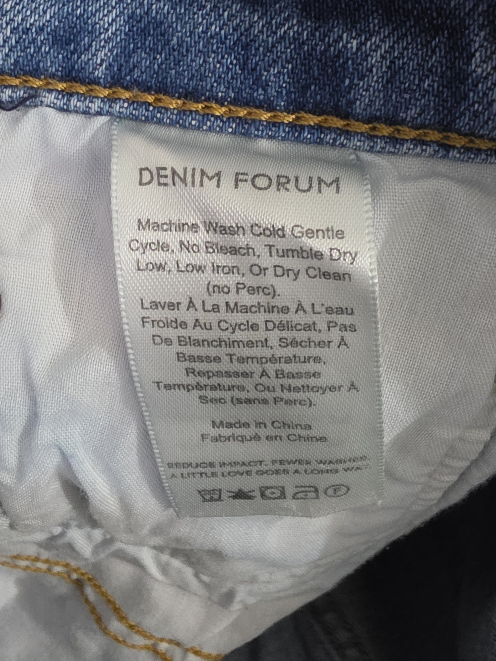Aritzia/Denim Forum The Yoko High Rise Slim Jeans Light Wash High Rise Womens 27 - Picture 12 of 14